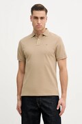 Hackett London polo bawełniane męski kolor brązowy gładki HM5600093
