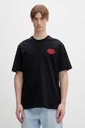 adidas Originals t-shirt bawełniany męski kolor czarny z aplikacją KE2253
