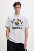 Βαμβακερό μπλουζάκι adidas Originals ανδρικό, χρώμα: γκρι, KS7617