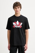 adidas Originals t-shirt bawełniany męski kolor czarny z nadrukiem KS7621