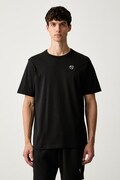 Puma T-shirt męski bawełniany Essential elevated czarny 692054