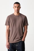 A.P.C. T-shirt bawełniany męski beżowy COHBS.M26465