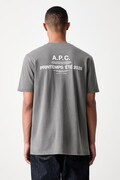 A.P.C. T-shirt bawełniany męski czarny COHBS.M26465
