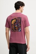 Helly Hansen T-shirt męski bawełniany MASSIF GRAPHIC różowy 54600