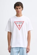 Guess Jeans t-shirt bawełniany męski kolor biały z nadrukiem M4YI45 K8FQ4