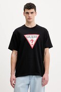 Guess Jeans t-shirt bawełniany męski kolor czarny z nadrukiem M4YI45 K8FQ4