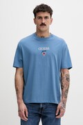 Guess Jeans oversize tričko pánske bavlnené modré M6RI45 K8HM0