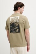Barbour pánske bavlnené tričko zelená farba MTS1552