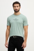 Alpha Industries t-shirt bawełniany Return To Base męski kolor zielony z nadrukiem 266506