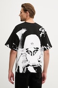 Alpha Industries pánske bavlnené tričko Balaclava Backprint čierne 266504