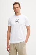 Alpha Industries t-shirt męski bawełniany US Scorpion Backprint biały 266510
