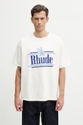 RHUDE Rossa t-shirt in cotone da uomo beige RHSS26TT01012
