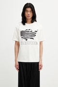 RHUDE Banner Tee T-shirt bawełniany męski beżowy RHSS26TT08012