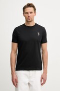 Trussardi t-shirt męski bawełniany czarny G0568000127N