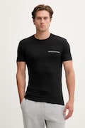 Emporio Armani Underwear футболка basic чоловіча з віскозою 2 шт. чорна EM001849 AF18893