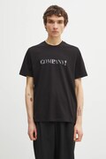 C.P. Company t-shirt bawełniany męski kolor czarny z nadrukiem 20CMTS085A005100W