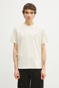 C.P. Company t-shirt bawełniany męski kolor beżowy z nadrukiem 20CMTS725A005100W
