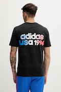 adidas Originals t-shirt da donna in cotone USA 94 nera KD3818