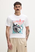 adidas Originals T-shirt męski bawełniany Anime beżowy KD3826
