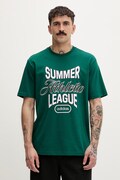 adidas Originals T-shirt męski bawełniany zielony KE2235