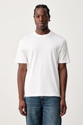 Sisley T-shirt męski bawełniany biały 3H6TS104S