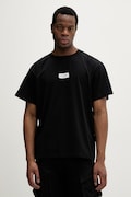 MM6 Maison Margiela t-shirt bawełniany męski kolor czarny gładki SH0GC0032.M20170