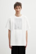 MM6 Maison Margiela cotton t-shirt white color with a print SH0GC0068.M20050
