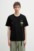 MM6 Maison Margiela t-shirt bawełniany męski kolor czarny z aplikacją SH0GC0069.S24311
