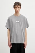 MM6 Maison Margiela t-shirt bawełniany męski kolor szary gładki SH0GC0071.M20170