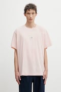 MM6 Maison Margiela t-shirt bawełniany męski kolor różowy gładki SH0GC0071.M20170