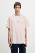 MM6 Maison Margiela t-shirt bawełniany męski kolor różowy gładki SH0GC0071.M20170