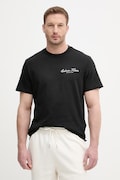 Calvin Klein Jeans t-shirt da uomo in cotone nera LV04RF822G