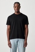 United Colors of Benetton T-shirt męski bawełniany czarny 3H3WU10BJ
