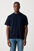 United Colors of Benetton T-shirt męski bawełniany granatowy 3MI5U10BO