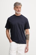 United Colors of Benetton t-shirt męski bawełniany granatowy 3MI5U10BO