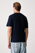 United Colors of Benetton T-shirt męski bawełniany granatowy 3N78U10C2