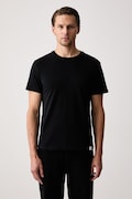 United Colors of Benetton T-shirt męski bawełniany czarny 3N78U10C2