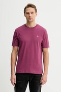 Marc O'Polo t-shirt bawełniany męski kolor bordowy gładki 5000012685