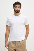 Polo Ralph Lauren t-shirt bawełniany męski kolor biały gładki 714844756