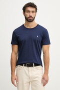 Polo Ralph Lauren t-shirt bawełniany męski kolor granatowy gładki 714844756