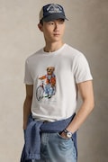 Polo Ralph Lauren t-shirt bawełniany męski kolor biały z nadrukiem 710B16612