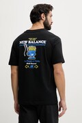 New Balance tričko mužské bavlněné Fish and Chips černé MT61I5BMBK