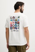 New Balance t-shirt męski bawełniany N Collage beżowy MT6161TQSST