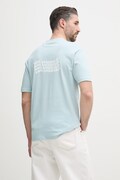 Karl Lagerfeld t-shirt męski bawełniany turkusowy 562224.755145