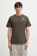 Majica kratkih rukava The North Face Simple Dome boja: zelena, bez uzorka, NF0A8CZ221L1