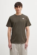 Majica kratkih rukava The North Face Simple Dome boja: zelena, bez uzorka, NF0A8CZ221L1