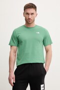 The North Face t-shirt Simple Dome męski kolor zielony gładki NF0A8CZ2G571