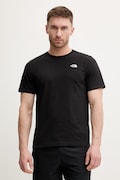 The North Face t-shirt Simple Dome męski kolor czarny gładki NF0A8CZ2JK31