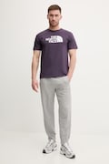 Tričko The North Face EVOLUTION pánske, fialová farba, s potlačou, NF0A8B6JG5O1
