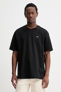 Bavlnené tričko G-Star Relaxed base pánske, čierna farba, s potlačou, D28588-D593